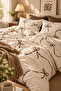 Double 100% Cotton Duvet Cover Set |   Elasticized Sheet - 4