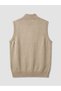 Esvab • Modern & Distinctive Standard Fit College Roba Collar Men's Knitwear Vest - 8