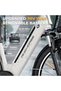 F2 Electric Bike for Adults 350W Motor, 36V 13Ah Removable Battery, 32KM/H Max Speed, 40–80KM Range, Carbon Alloy Frame, 26 Inches Tires, Shimano 7-Speed, Dual Disc Brakes - 3