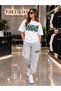 Dope Printed Oversize Cotton T-Shirt Tracksuit Premium Set