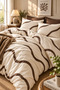 Double 100% Cotton Duvet Cover Set |   Elasticized Sheet - 4