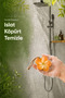 Orange Indian Jasmine Shaped Solid Soap 10.5X11 cm Hangable Decorative Bath Hand Soap - 3