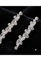 White Shuttle Stone Earrings