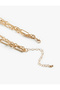 Steel Multiple Chain Necklace - 3