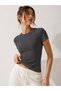Set of 3 95% Cotton Anti-Sweat Breathable Full Length Slim Fit Lycra T-Shirts - 2