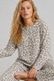 Women's Comfort Flexible Gray Pajama Set 4763 - 2