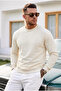 Men's Long Sleeve Trendy Loose 3-Piece Sweatshirt - 2