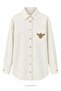 Arı Gold Stone Gabardine Shirt Ecru