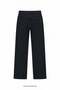 Double Beaded Floral Embroidered Jean Navy Blue - 5