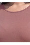 Ozmarka New Season Pink Plus Size Gathered Blouse - 2
