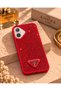 iPhone 16 Plus (6.7 Inch) Compatible Shiny Diamond Stone Diamond Sequin Glitter Lux Cover Case - 4