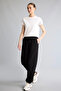 A2437Axbk81 Black Standard Fit Double Pocket Jogger Long Woven Sports Pants