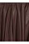 Özmarka New Season Brown Elastic Waist Flared Skirt - 2