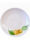 Handmade Lemon Patterned Parmesan Cheese Potato Fruit Grater Plate 13 cm Ceramic Baby Food Grater Plate Fruit Patterned Garlic Crusher Pepper Chocolate Grater - 2