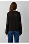 Regular Fit Perforated Women's Sweater Made of 53% Cotton and 47% Polyester. - 3