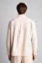 Relax Fit Polo Collar Cotton Oxford Long Sleeve Striped Shirt H5122Ax26Au - 5