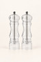 2-Piece Transparent Acrylic Salt and Pepper Mill 18 cm Manual Spice Grinder Set - 5