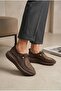 Women's Suede Leather Stone Detailed Orthopedic Sole Sneaker Walking Shoes - 2