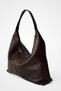 Knitted Textured Laura Women's Shopper Shoulder Bag with Loose Look and Large Volume Faux Leather - 3