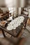 Ordinal Ecru Cotton Rope Runner - Bohemian Decorative Table and Coffee Table Runner - 6