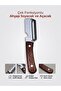 Stainless Steel Julienne Vegetable and Fruit Peeler and Grater with Wooden Handle - 5
