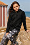 Comfy Finger-Loop Hooded Zipper Sweatshirt - 5