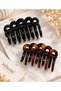 Acrylic Latch Buckle Set of 2 – Black and Brown