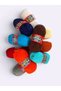 Opal Crystal Yarn Set of 10 - Shiny Mixed Color Yarn, Pouch and Dowry Knitting Yarn - 4