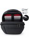 Laptop Backpack 15.6 Inch with Compartments Inch College Student Bag Waterproof Black - 4