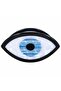 Large Size Latch Buckle with Blue Eye Figure – Black