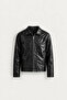 Raxon - Black - Double Zipper - Men's Leather Jacket