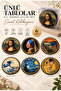 Famous Paintings Set of 6 Wooden Mdf Coasters – 10 Cm, Art Collection
