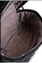 Black Women's Mini Box Bag Quilted Patterned Chain Hand and Shoulder Bag - 3