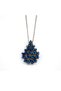 Crystal Drop Cevşen Necklace - Handmade with Anti-Tarnish Chain, 7 Layers of Protection