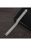 Men's Steel Bracelet - Jubilee Cord Model Shiny Silver Color Stainless Steel Men's Bracelet - 2