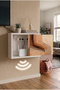 Quality First-Class Solid Wood Wall-Mounted Wifi Concealment Cabinet Cable Hider Organizer