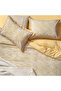 Lahor Yellow Cotton Percale Duvet Cover Set