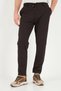 Regular Fit Straight Leg Tie-Up Trousers Men's Pants 6843700 - 3