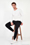 Cotton Regular Fit Buttoned Crew Neck Sweat Men's Sweat 5905852 - 3