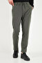 Regular Fit Straight Leg Tie-Up Trousers Men's Pants 6843700 - 5