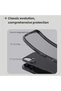 Case Compatible with iPhone 17 Super Frosted Shield Pro Hard Back Soft Border (PC + TPU) Shock Absorb Cover Raised Bezel Camera Protect Black Color (iPhone 17) - 5