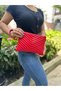 Women's Faux Leather Adjustable Crossbody and Hand Strap Portfolio, Clutch Bag - 4