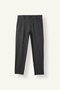 C7508Axar163 Anthracite Tailored Fit Straight Leg All-Directional Stretch Soft Trousers with Pockets - 6