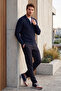 Regular Fit Straight Leg Tie-Up Trousers Men's Pants 6843700