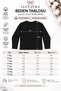 Children's Long Sleeve Badi Unisex 100% Cotton Interlock Basic Crew Neck T-Shirt - 5
