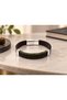 Selvano Olivearc Black Leather Men's Bracelet - Khaki Thin Braided Layer - 3