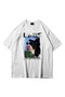 Unisex Stylish Comfortable Oversize Cotton Crew Neck T-Shirt with Special Design Code 34662
