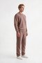 Men's 3 Thread Sweat Suit Set Soft Texture - 5