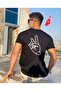 Unisex Stylish Comfortable Oversize Cotton Crew Neck T-Shirt with Special Design Code 36181