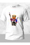 Unisex Stylish Comfortable Oversize Cotton Crew Neck T-Shirt with Special Design Code 31932